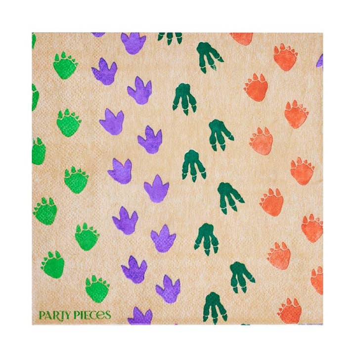 Ecosaurus Paper Party Napkins (x20) for wholesale by Party Pieces