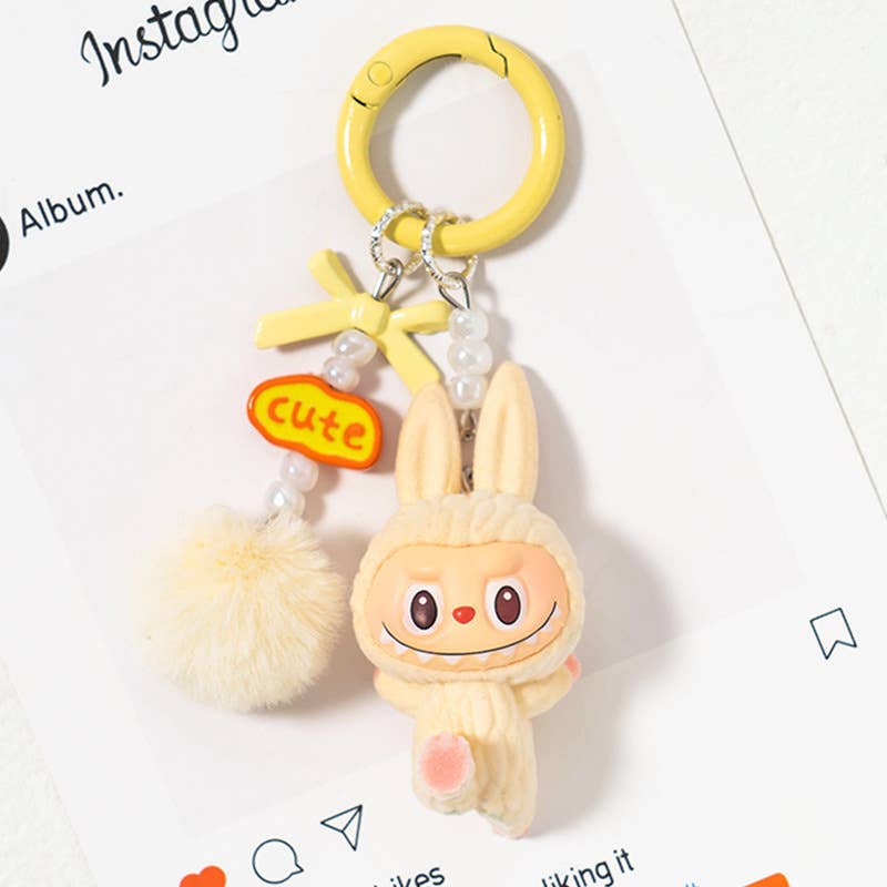 Lilyrosy（Duty free) - Wholesale Keychain - Women's - Mini Yoga Keychain – Cute Figure & Bag Charm 5