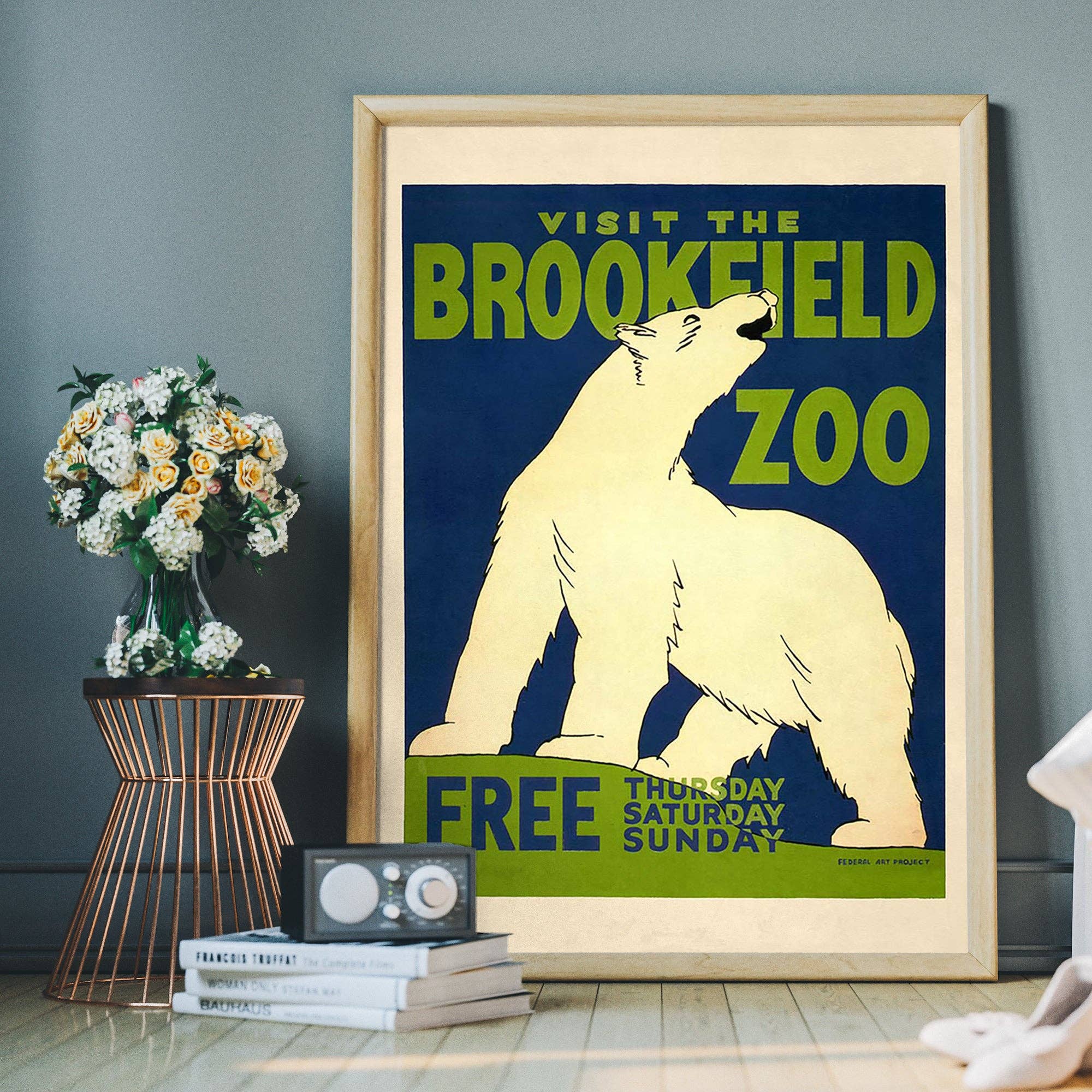 Ink & Drop - Wholesale Poster - Vintage Brookfield Zoo Poster3