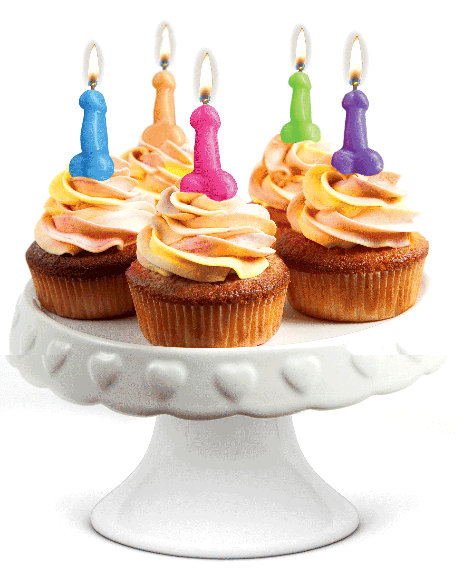 Little Genie Productions - Venta al por mayor Velas de tarta - Set de velas para pene súper divertido1