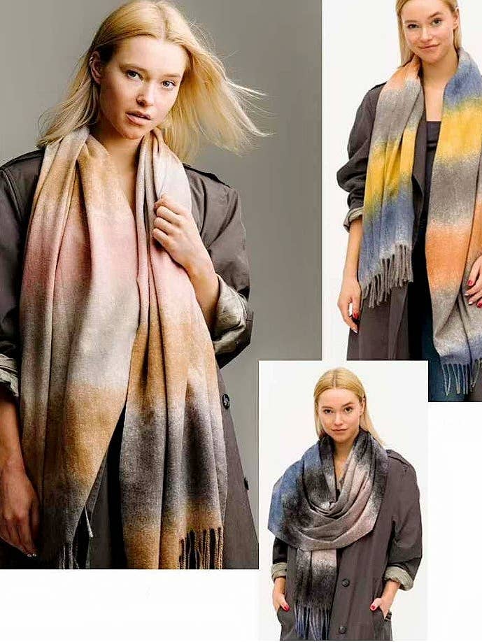 Écharpe Ombrée Sensation Cachemire JC023501 pour la vente par JC Sunny Fashion