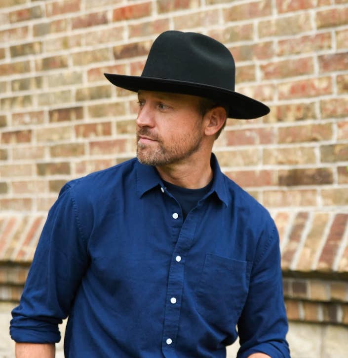 Black Wool Felt Open Road Fedora Hat - Style Dead End for wholesale on Faire