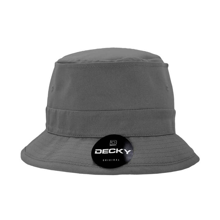 The Park Wholesale - Wholesale Bucket Hat - Unisex - Decky 450 - Blank Fisherman's Bucket Hat - 450