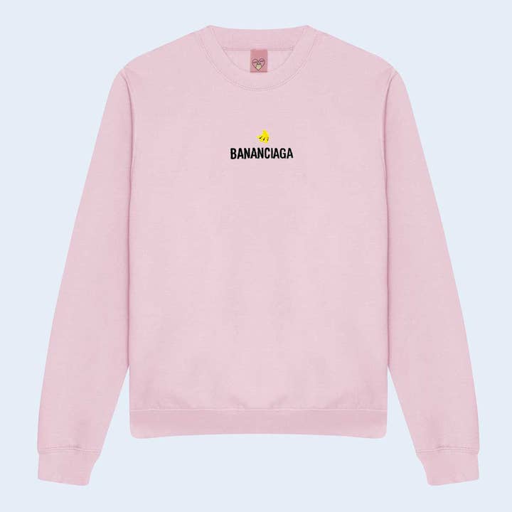 BANANCIAGA - Chandail unisexe brodé pour la vente par SassySpud