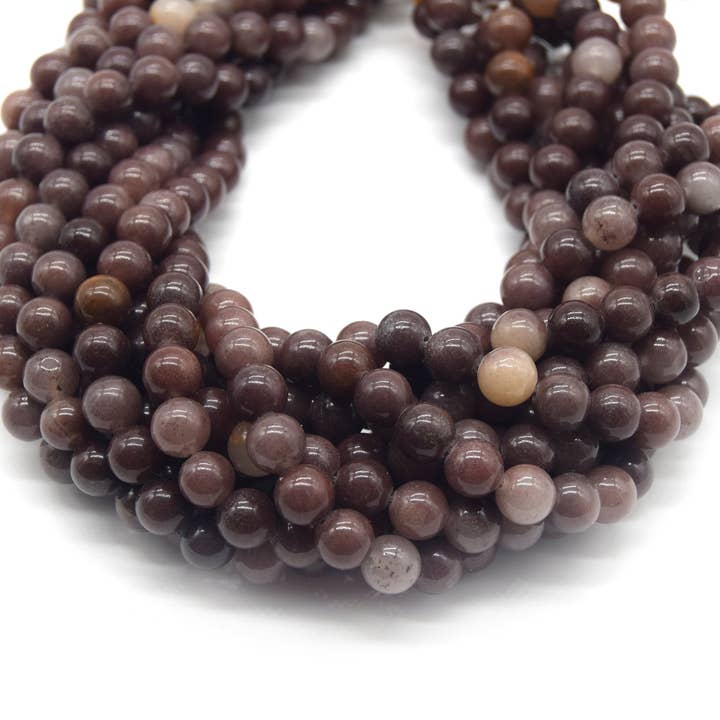 Purple Aventurine Beads - Round Natural Gemstone Beads - 8mm 10mm 12mm Available for wholesale by Only Beads