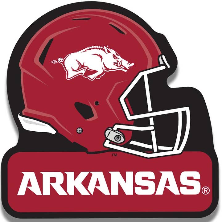 NCAA Arkansas Razorbacks Football Helmet Magnet for wholesale by Aminco USA