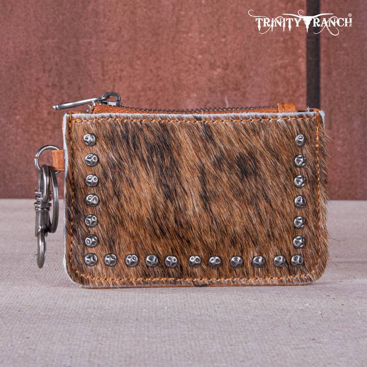 REMOVED BRAND - Wholesale Crossbody Bag - Women's - TR159 -183 Trinity Ranch Genuine Hair-On Cowhide /Tooled Collection Phone Purse with Coin Pouch5