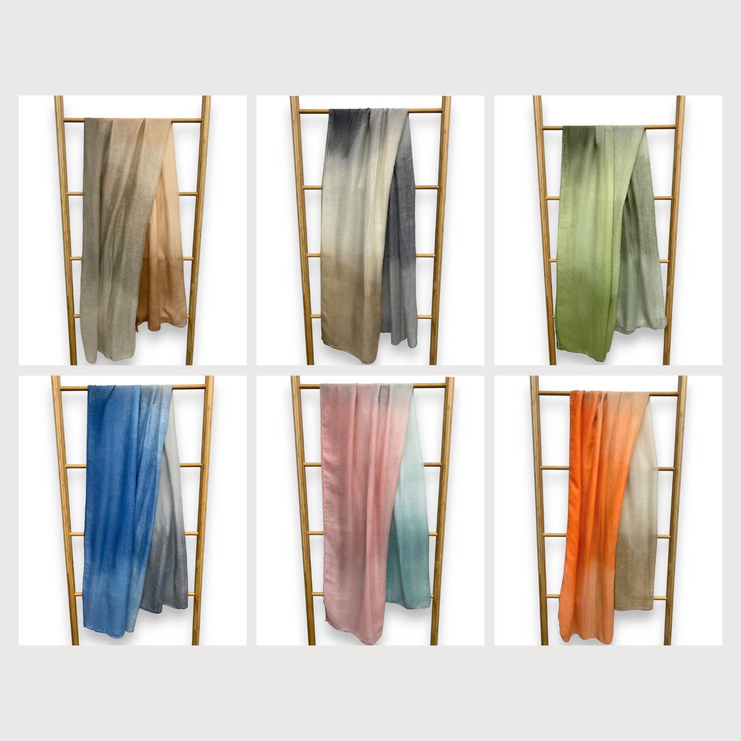 Lili Scarves (US Duty Free) - Wholesale Scarf - Women's - Summer Ombre Dip Scarf