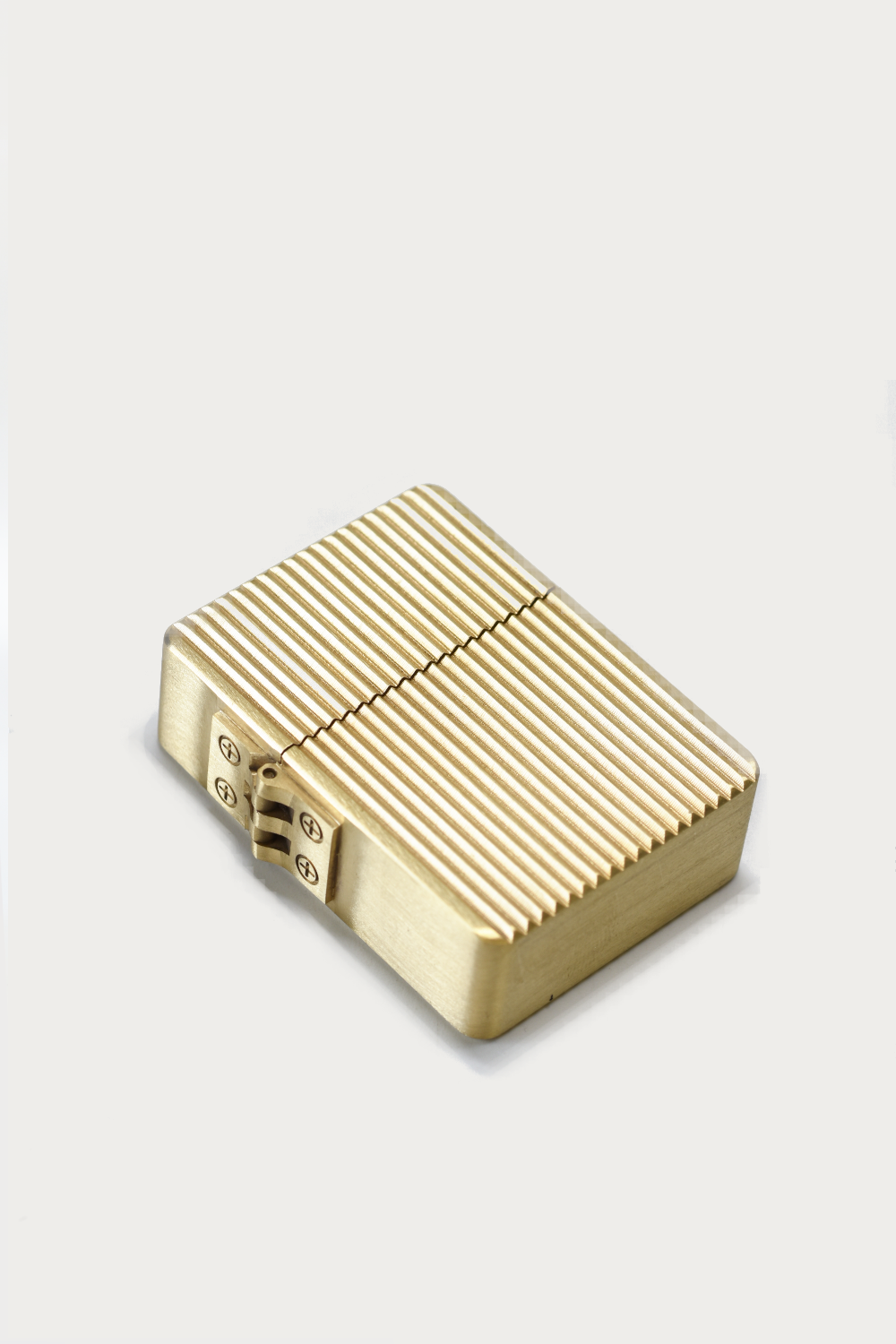 Curated Basics – wholesale Lighter – Large Kerosene Brass Fluted Lighter1