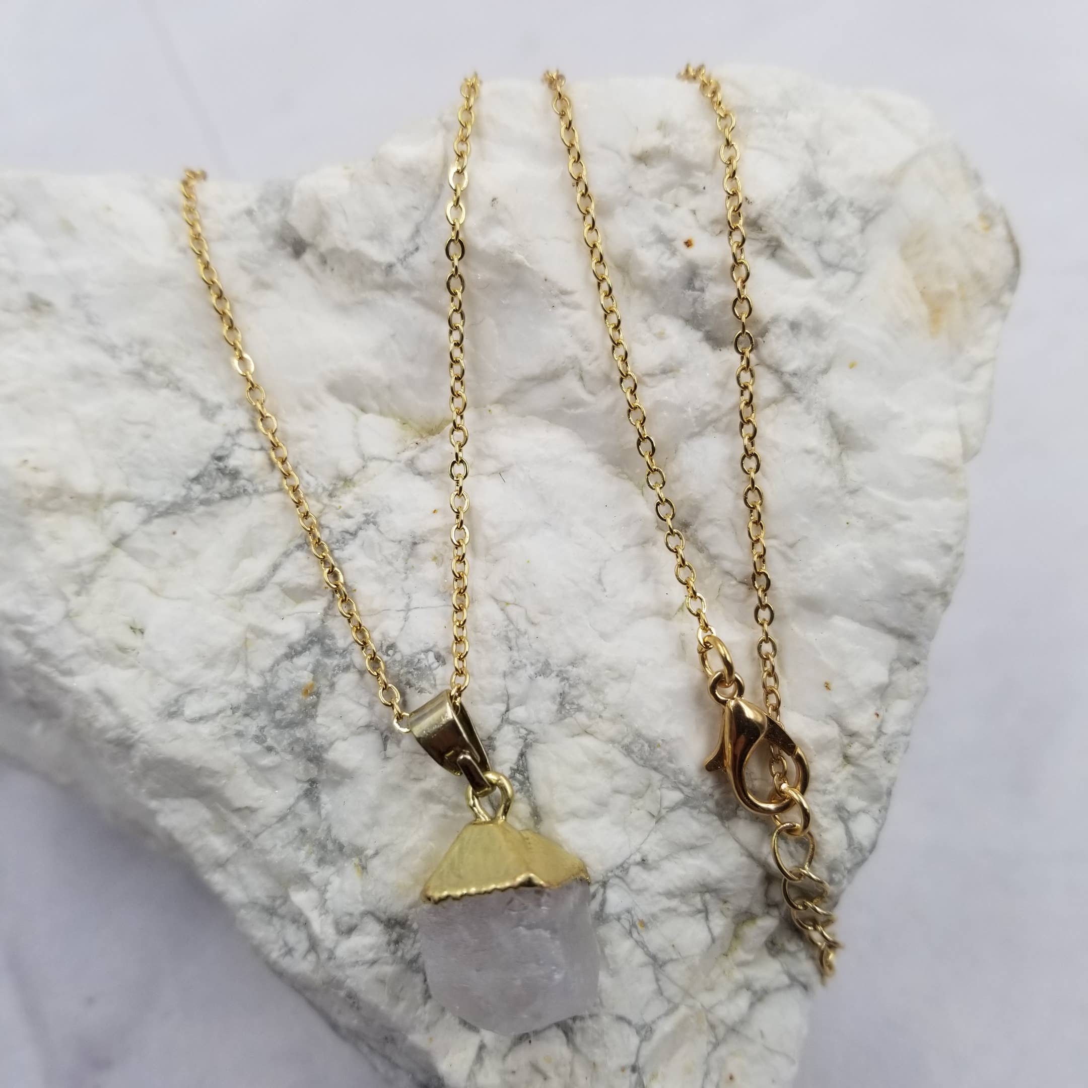 The Pretty Jewellery - Wholesale Pendant/Charm Necklace - Cut Crystal Gemstone Necklaces2