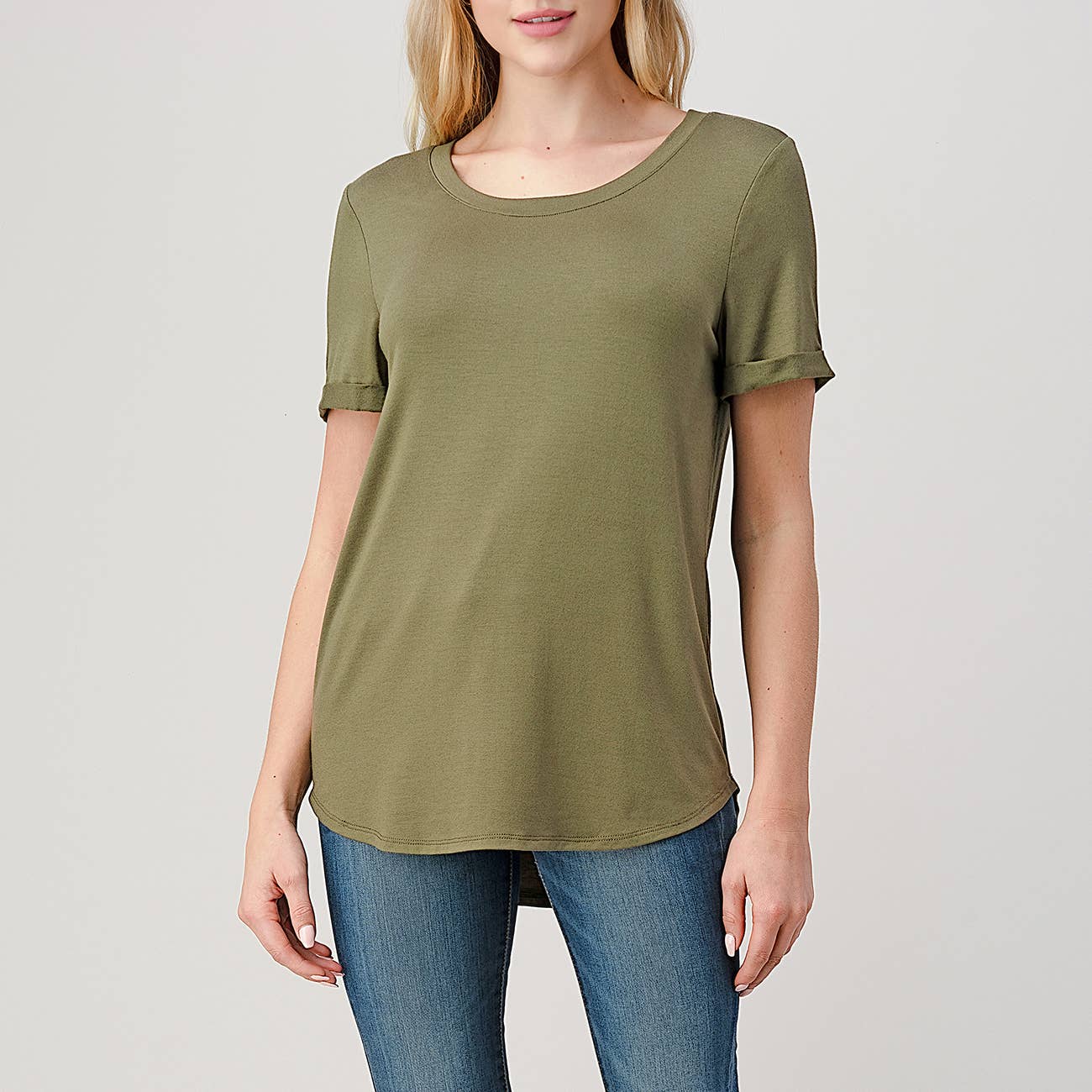 Heimious – Engroshandel T-shirt – til kvinder – Kortærmet rundhalset Modal T-shirt med afslappet pasform, T4538