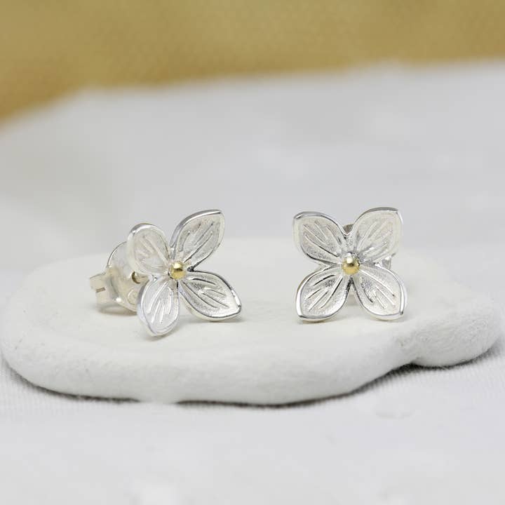 Banyan Jewellery - Wholesale Stud/post earrings - Sterling Silver Flower Studs0
