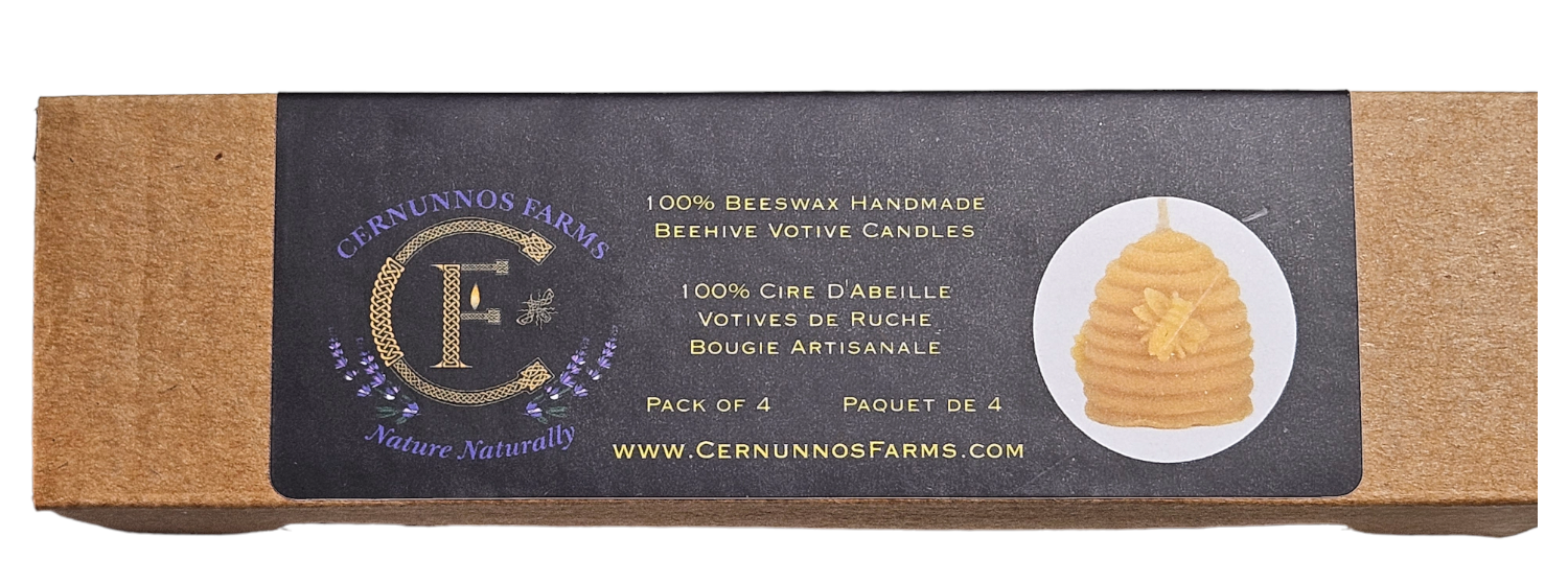 Cernunnos Farms - Wholesale Novelty Candle - Bee Hive Votive Candle 4 pack1