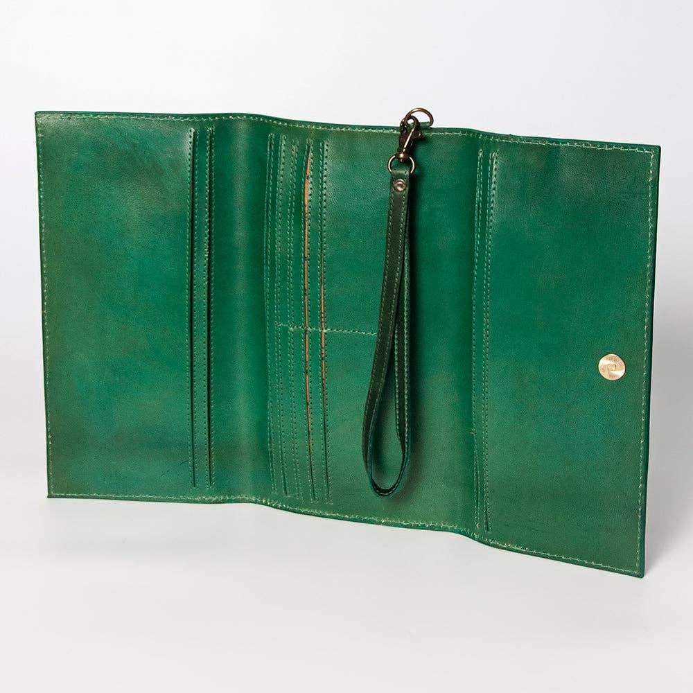 LS Western - Wholesale Wristlet - LC-ADBGZ266 Wristlet Genuine Western Leather Women Bag4