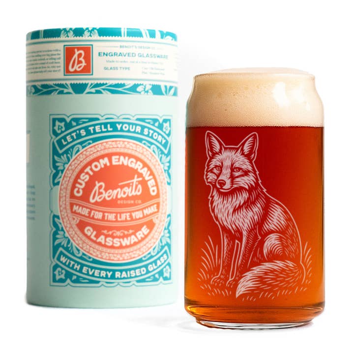 Benoit's Design Co. - Wholesale Cocktail/Liquor Glass - Fox Drinking Glasses1