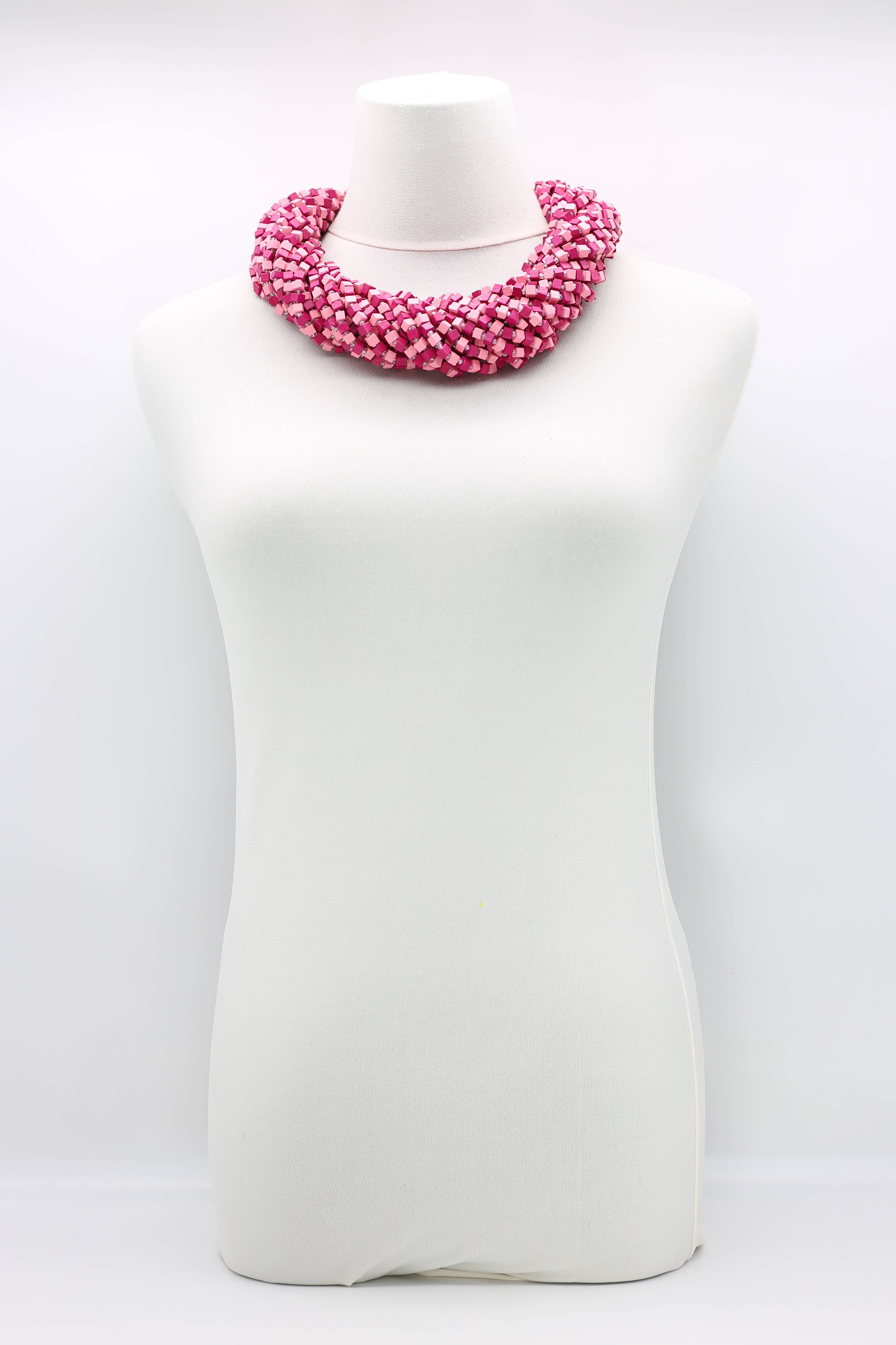 Jianhui London – Engroshandel Perlehalskæde – Den næste Pashmina halskæde Træperler - Mosaic Art12