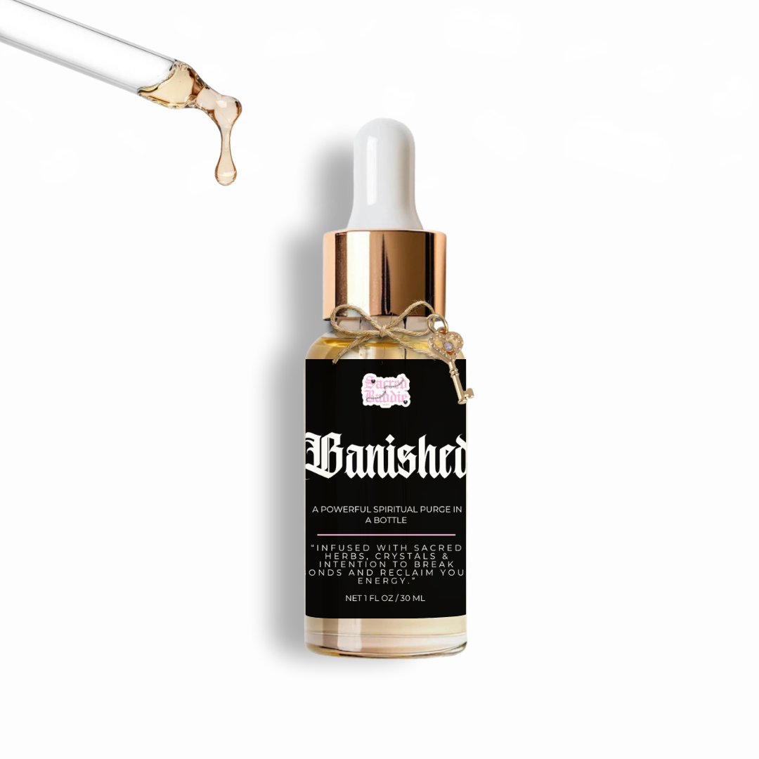 Sacred Baddie Society - Wholesale Meditation Supplies - BANISHED™ Ritual Oil0