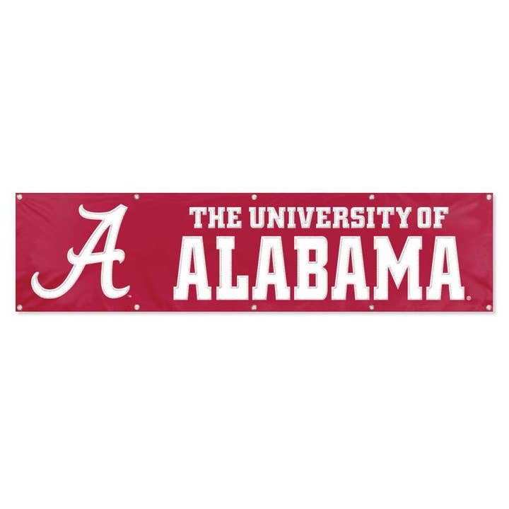 Alabama Crimson Tide Giant 8 x 2 Banner for wholesale by Party Animal, Inc.
