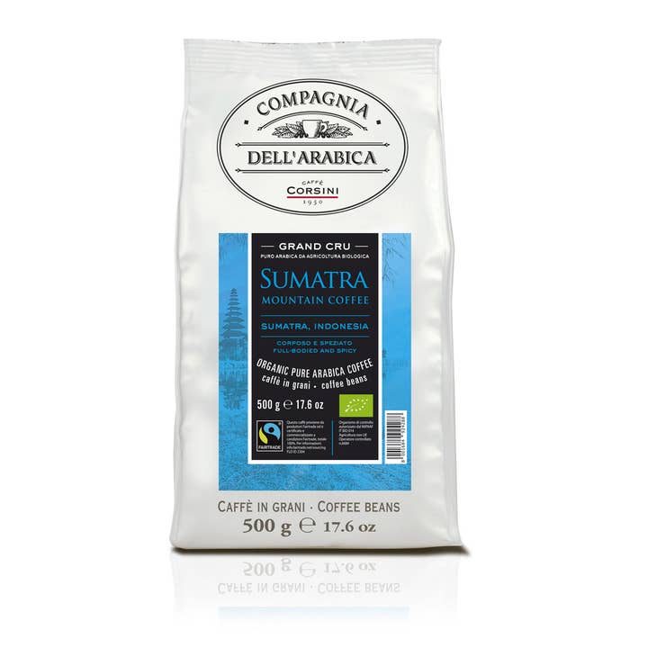 Caffè Corsini - Wholesale Coffee Beans - Coffee beans | Sumatra Bio and Fairtrade | 500g