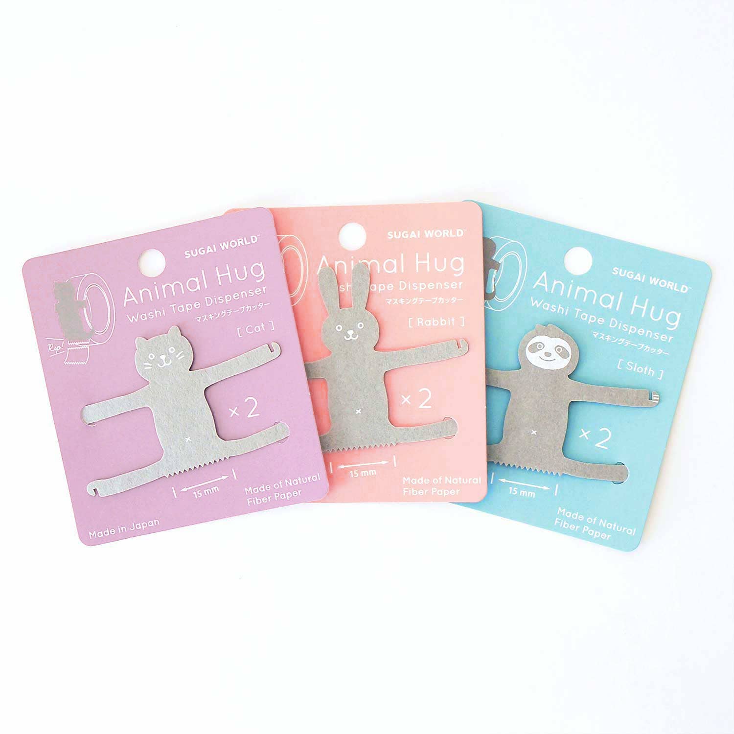 SUGAI WORLD - Wholesale Tape Dispenser - Animal Hug washi tape dispenser0