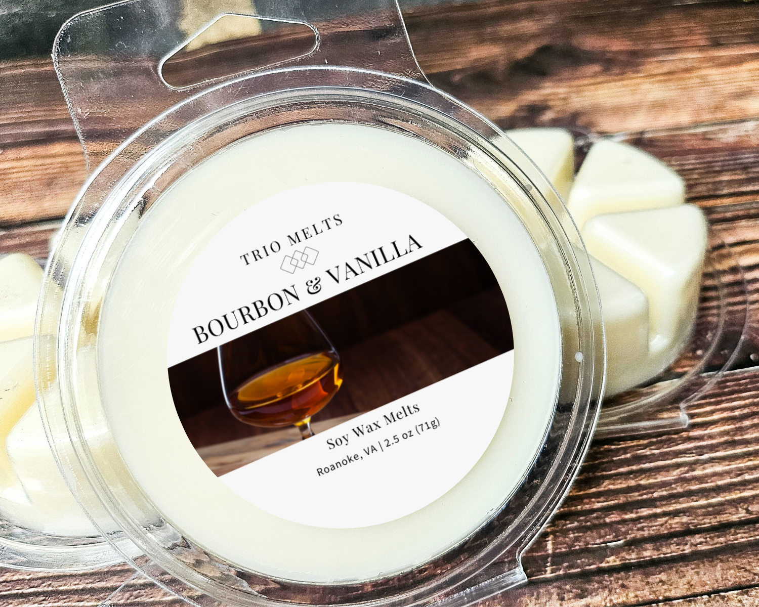Trio Melts - Wholesale Wax Melt - Bourbon & Vanilla Wax Melt3