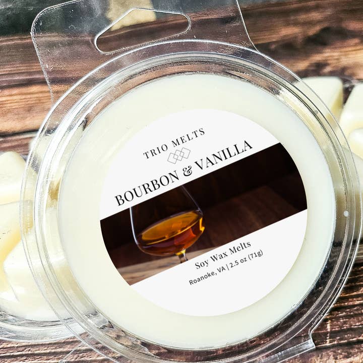Trio Melts - Wholesale Wax Melt - Bourbon & Vanilla Wax Melt3