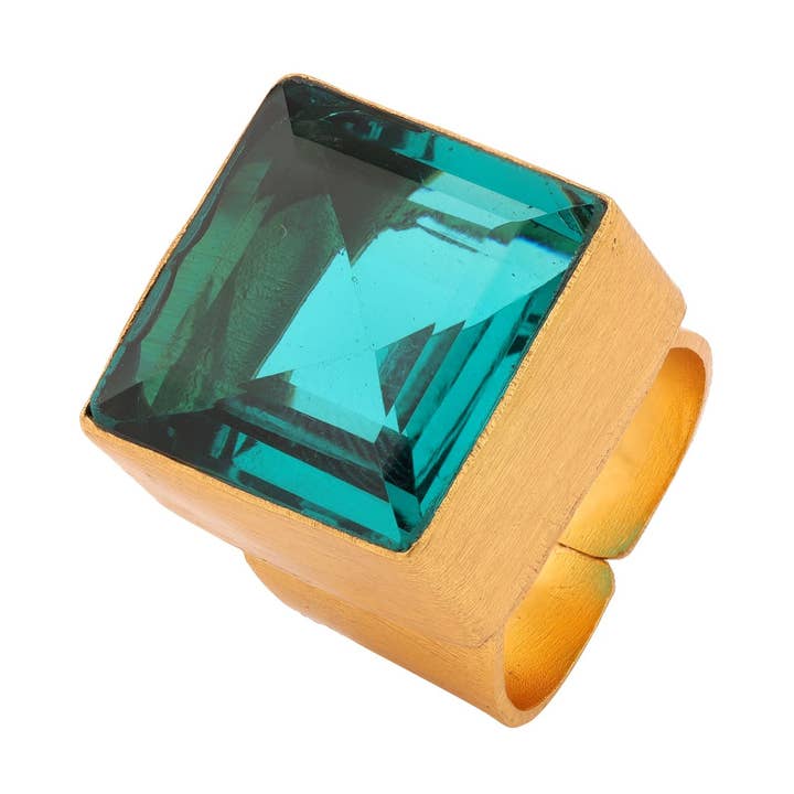 QUEEN APATITE RING for wholesale by Isabel Lamadrid