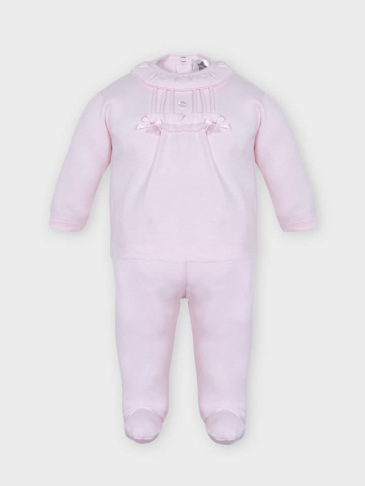 Set sweater with frill and pants for wholesale by Minhon