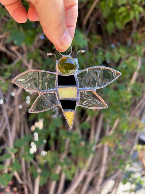 Stained glass stars and Talavera - Wholesale Suncatcher - 🐝 Bee Stained Glass Suncatcher4