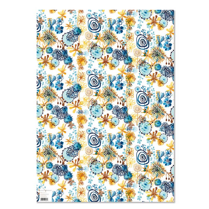 Wrapping Paper - Dandelion Rain for wholesale by Little Branch