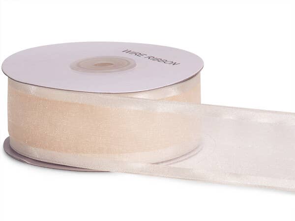 Nashville Wraps - Wholesale Ribbon - Gift Wrapping - Wired Satin Edge Sheer Ribbon1