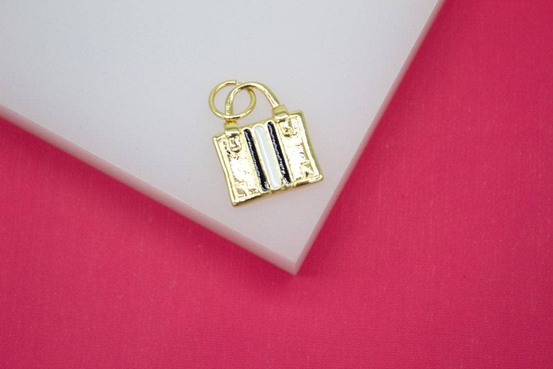 MIA Jewelry - Wholesale Individual Charm/Pendant - 18K Gold Filled Designer Bag Pendant Charm1