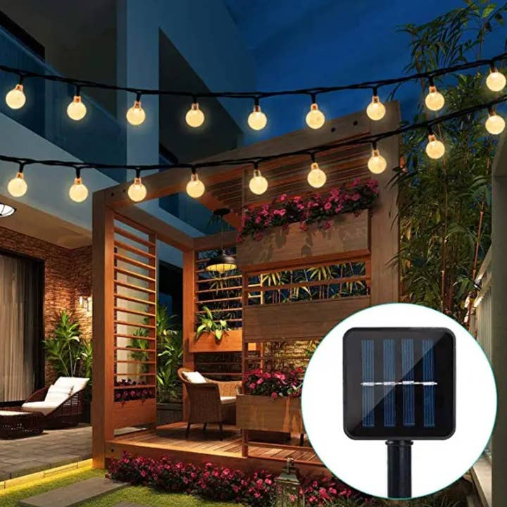 BRECK + FOX – Luzes de corda por atacado – Luzes solares cintilantes12