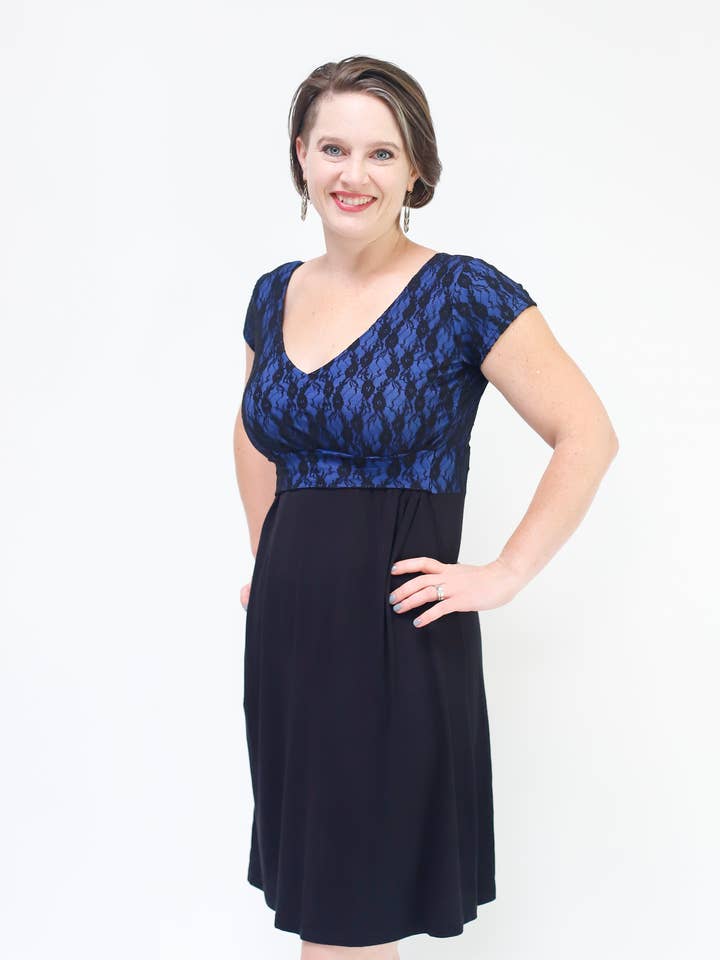 Lace Nursing Dress for wholesale by MamaWear Nursing Apparel