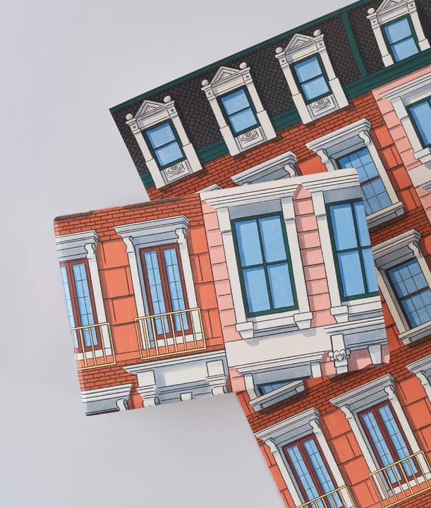 Apartment Block Gift Wrap Apartment Block Gift Wrap