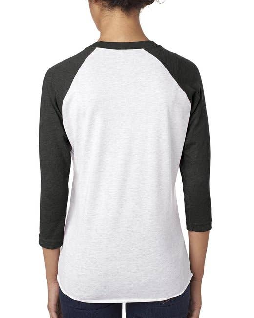 Total Apparel - Wholesale T-Shirt - Women's - Next Level 6051 - Unisex Triblend 3/4-Sleeve Raglan25