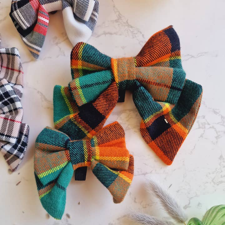 Pet Pooch Boutique - Wholesale Vlinderdas - Hond - Eekhoornjager Tartan MATROOS Hondenstrik (handgemaakt in het VK)0