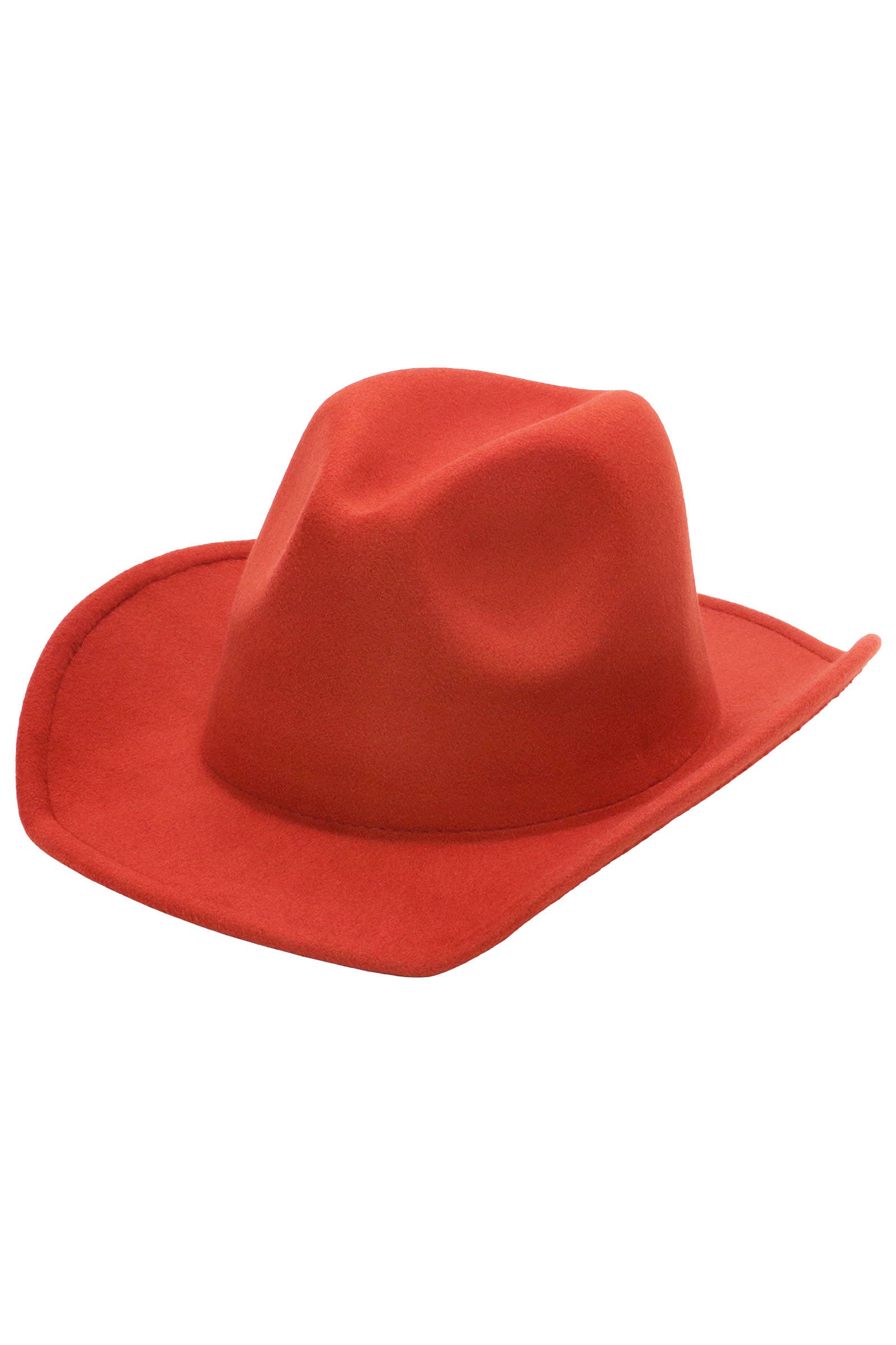 Cap Zone – wholesale Cowboyhatt - Unisex – Solid Plain Taco Brim Filthatt Cowboyhatt9