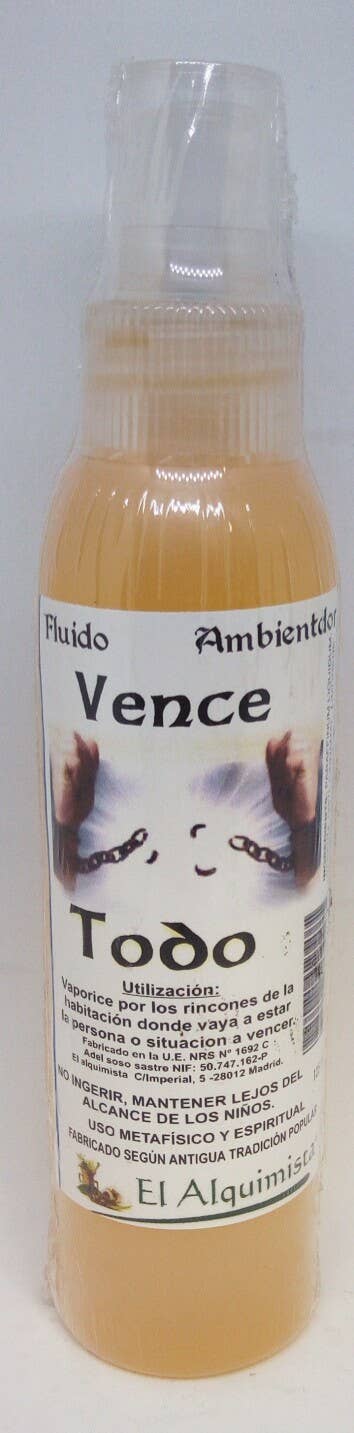 El Alquimista - Vendita all'ingrosso Spray per tessuti e ambienti - Fluido per ambiente VENCE TODO0