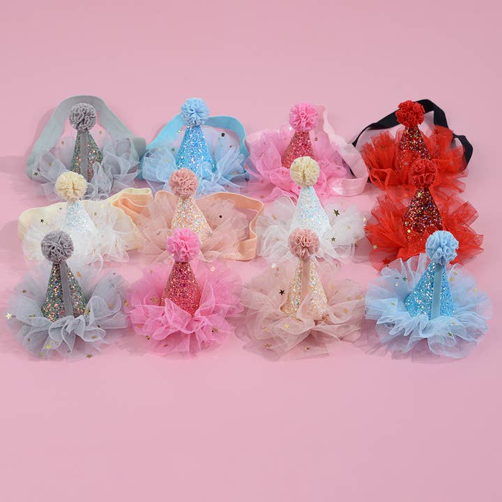 SoapElenGlen - Wholesale Party Hat/Crown - Kids Birthday Party Hat, Baby Headband, Baby Shower11