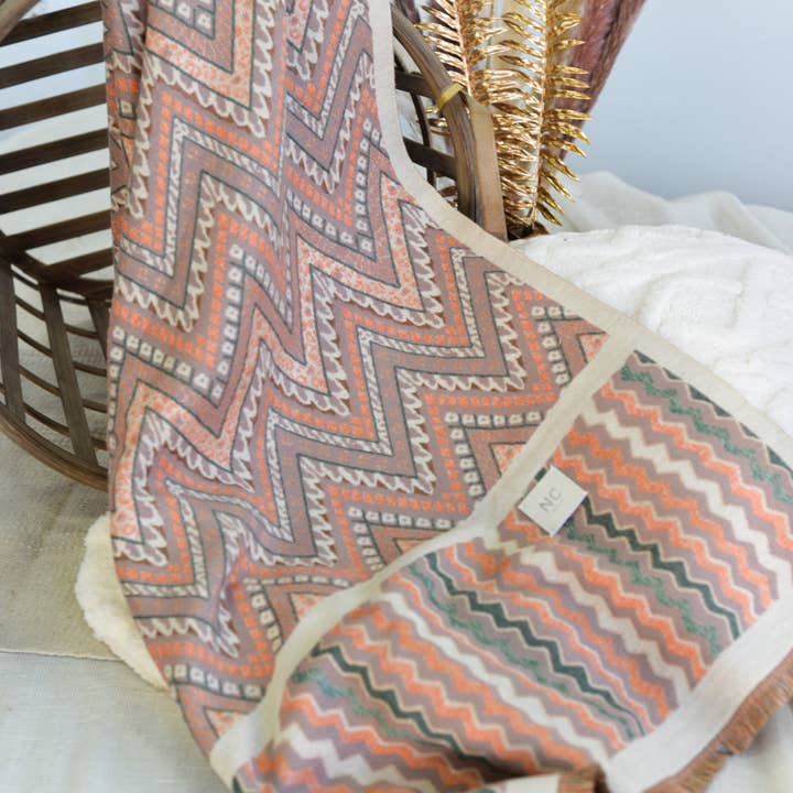 NOCO - Wholesale Scarf - Women's - ZigZag Reversible Scarf - Pack of 4 pcs3