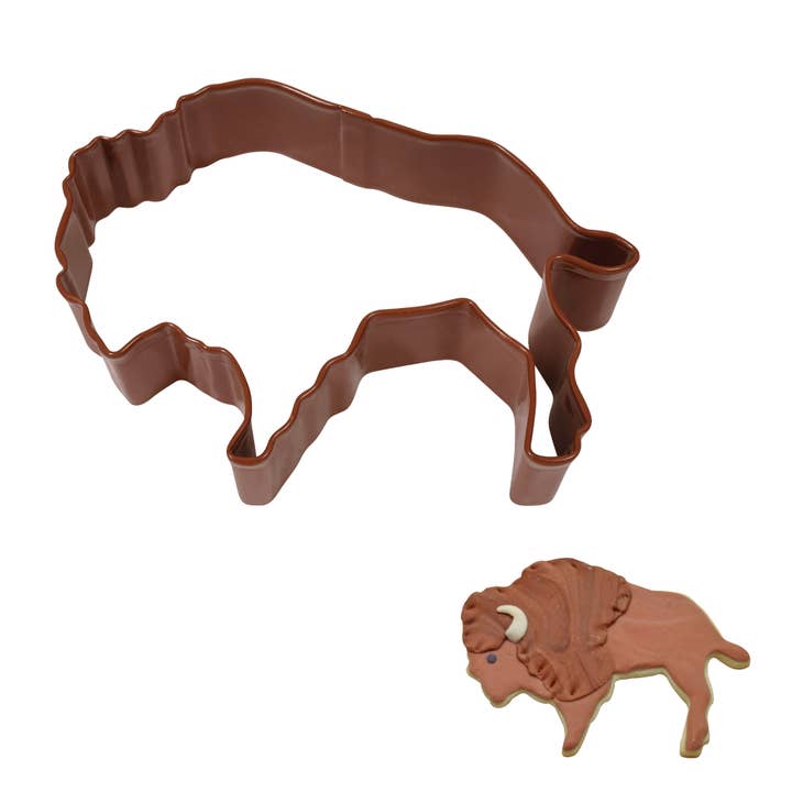 Buffalo Cookie Cutter (bruin, 4") voor wholesale door R&M International
