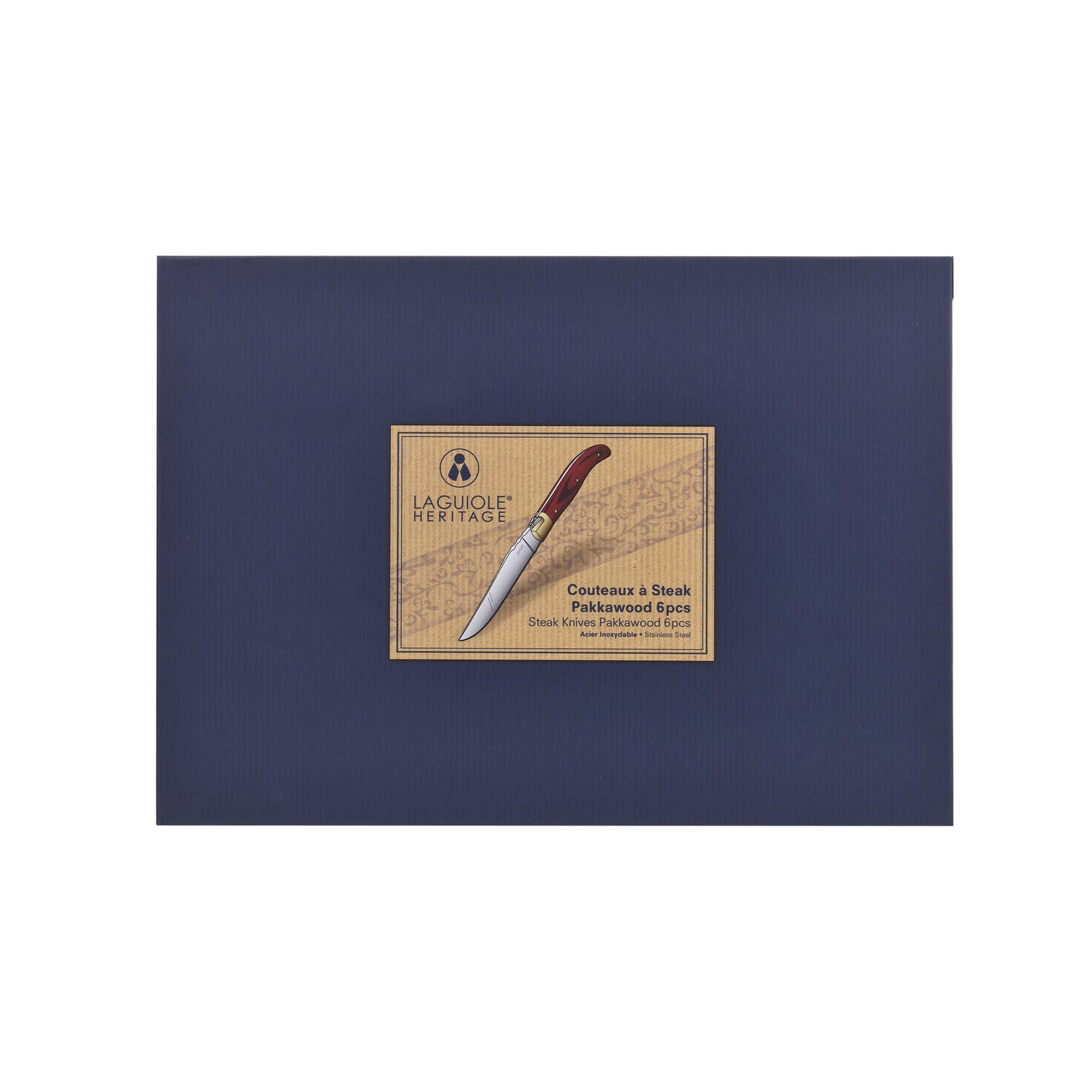 LAGUIOLE HERITAGE - Vente Sets de couteaux - LAGUIOLE HERITAGE Coffret 6 couteaux de table  3