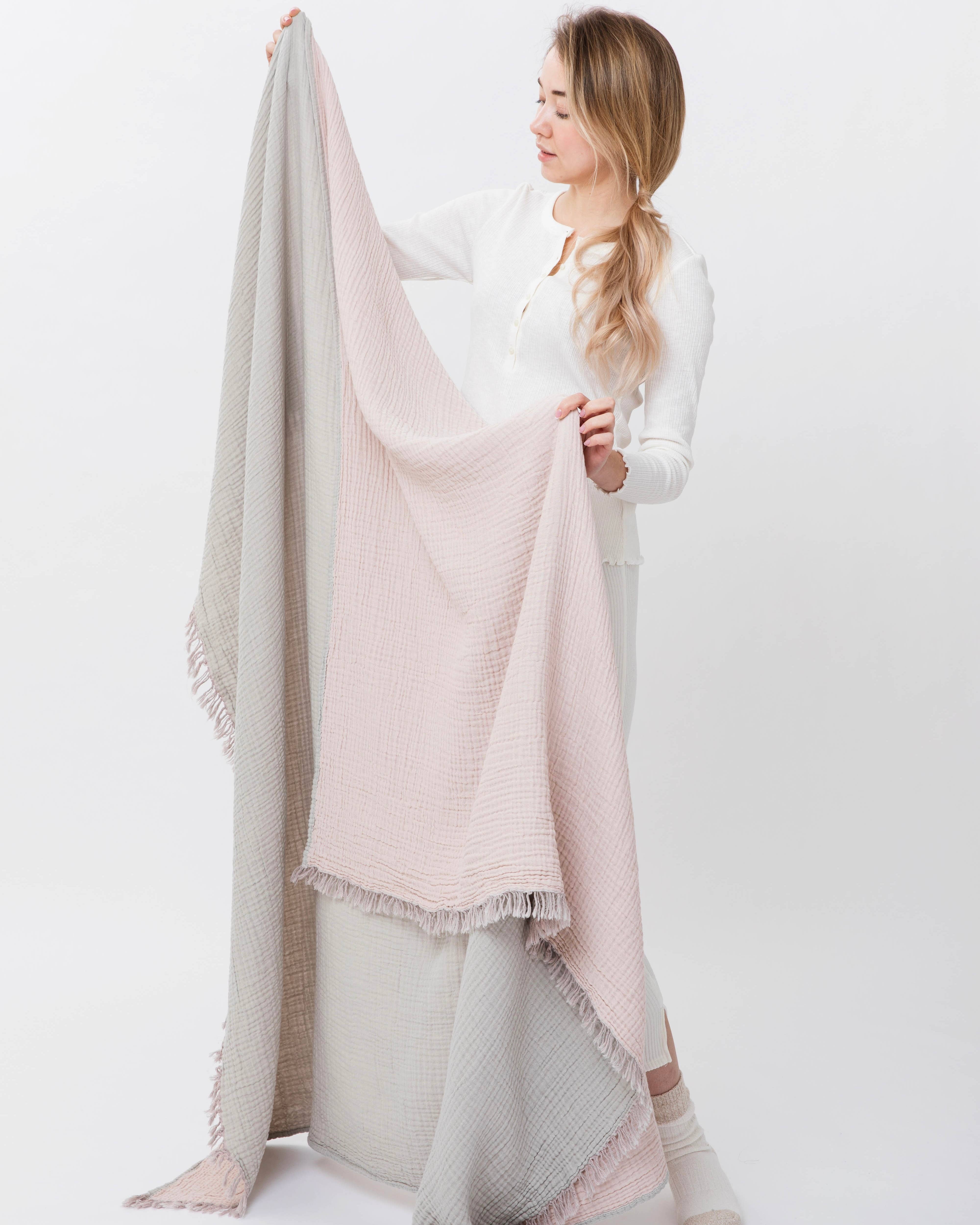 Woven Stories - Wholesale Throw Blanket - Cocoon Cotton Reversible Throw Blanket21