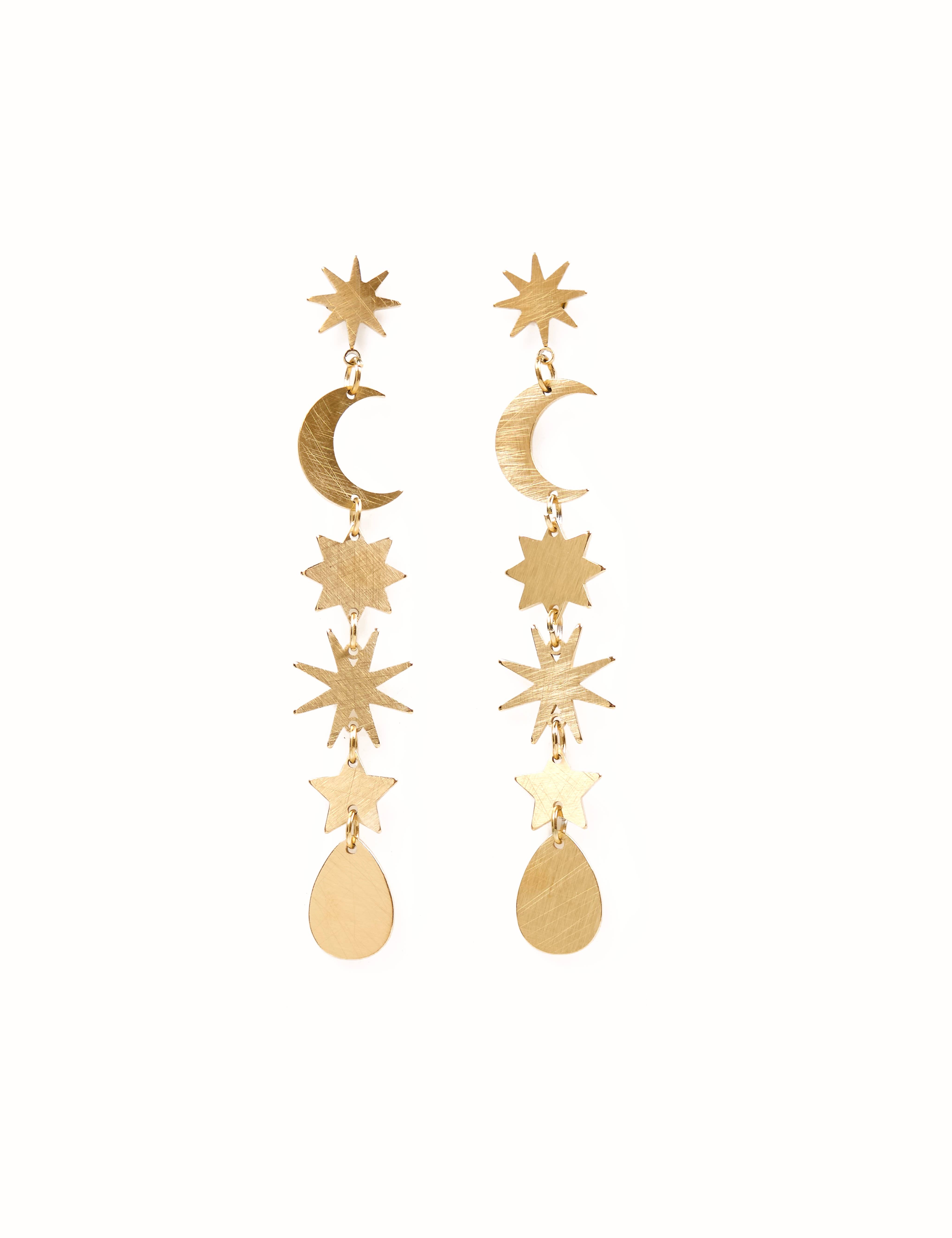 Cassette Barcelona - Wholesale Dangle Earrings - Zenith Stainless Steel Dangle Earrings