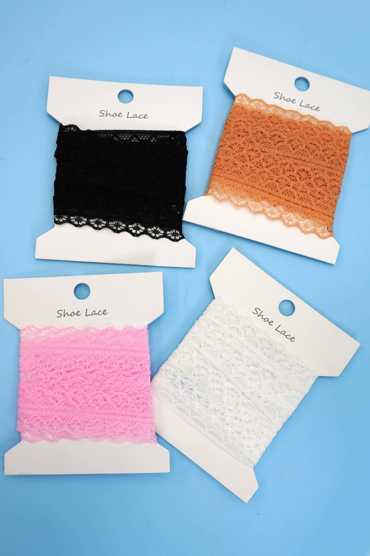 JOSSLYN by wall to wall – wholesale Skosnören - Dam – Snörpar med rosett i Chantilly-spets för skor | 40SD1118