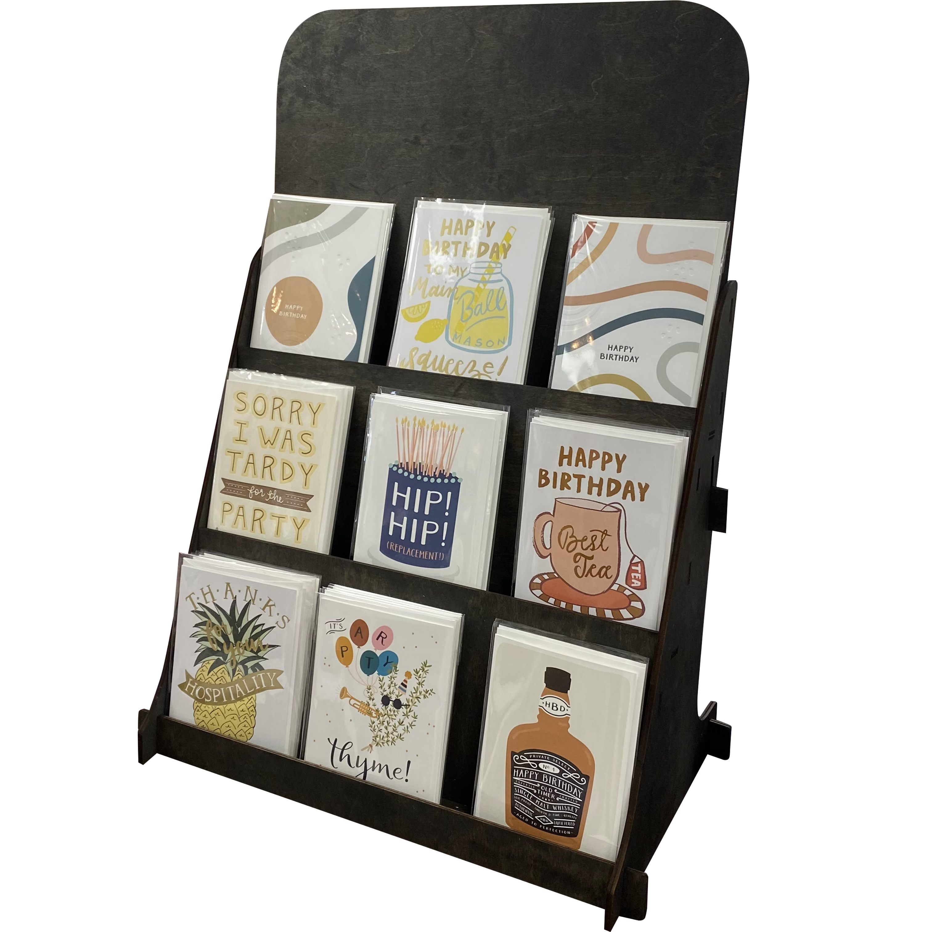 Torched Displays - Wholesale Retailer Display - Paper & Novelty - 3 Tier Stationary Greeting Card Display1