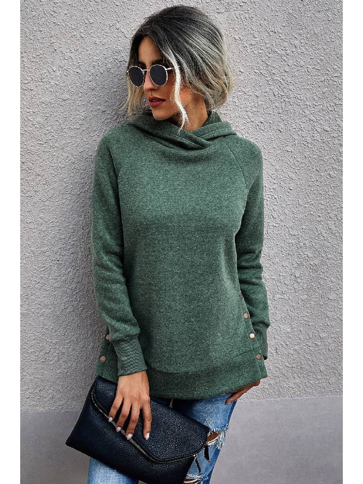 Supreme Fashion – Großhandel Strickpullover – Damen – Einfarbiger, lockerer Pullover mit