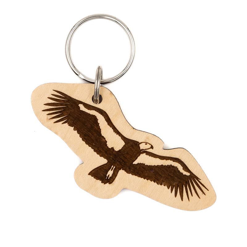 Steamer Lane Design - Wholesale Keychain - Unisex - Custom Wood Keychains5