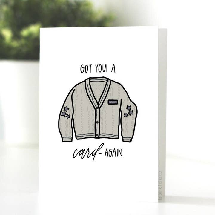 Ich habe dir eine Karte-wieder-Grußkarte für den Großhandel von Letter of Choice